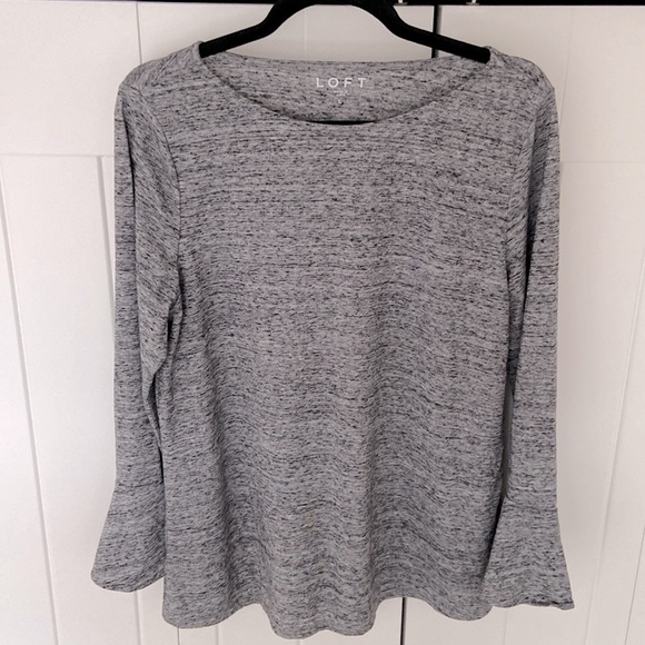 LOFT Long Sleeve with Bell Sleeves | Size L - Picture 1 of 4
